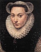 POURBUS, Frans the Elder Portrait of a Young Woman fy oil on canvas